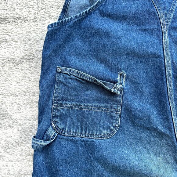 Carhartt Relaxed FIt Denim Work Overalls R07DST 44 x 30 - Picture 7 of 10